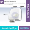 GSX-1900A Alpha Hand Dryer | Quality Hand Dryer Malaysia | Welldone
