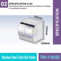 TRH-1700/SS Stainless Steel Toilet Roll Holder | Bathroom Accessories MY | Welldone