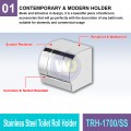 TRH-1700/SS Stainless Steel Toilet Roll Holder | Bathroom Accessories MY | Welldone