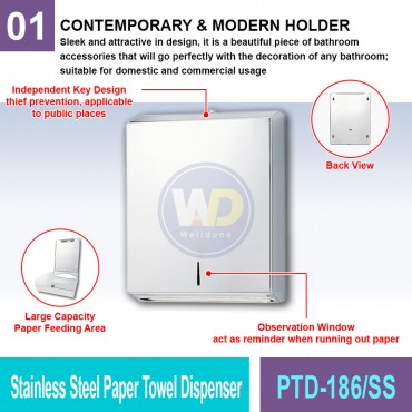 Stainless Steel Paper Towel...