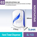 SL 1123 Sleek Series Hand Towel Dispenser | Washroom Accessories MY | Welldone
