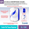 SL 1300 Center Pull Tissue Dispenser | Washroom Accessories MY | Welldone