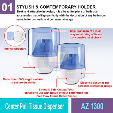 Center Pull Tissue Dispenser