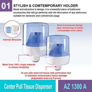 Center Pull Tissue Dispenser
