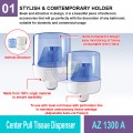 AZ 1300 A Center Pull Tissue Dispenser | Washroom Dispenser MY | Welldone