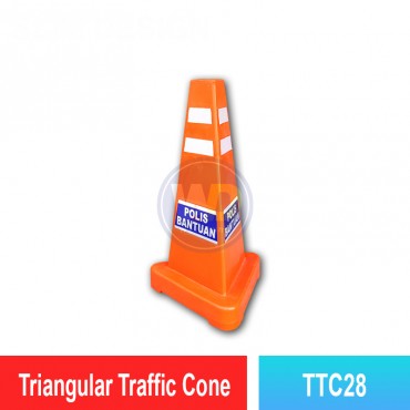 Triangular Traffic Cone