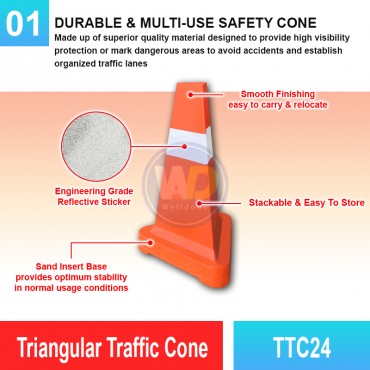 Triangular Traffic Cone