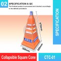 CTC-01 Collapsible Traffic Cone | Quality Safety Cone MY | Welldone