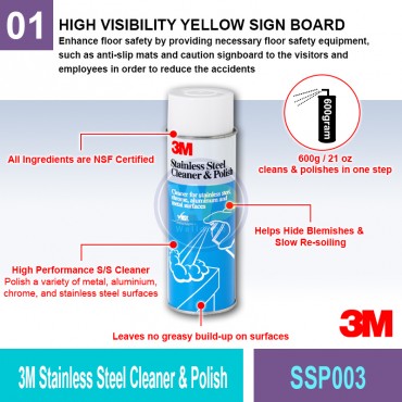3M™ Stainless Steel Cleaner...