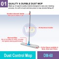 DM-60 Dust Control Mop | Quality Washroom Accessories MY | Welldone