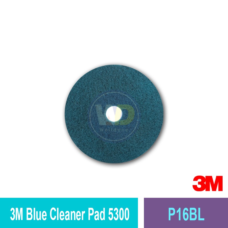 P16BL 3M™ Blue Cleaner Pad 5300 | Quality Floor Pad MY | Welldone