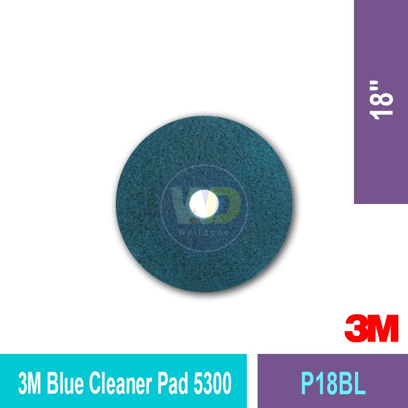 P16BL 3M™ Blue Cleaner Pad 5300 | Quality Floor Pad MY | Welldone