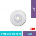P16W 3M™ White Super Polish Pad 4100 | Quality Floor Pad MY | Welldone