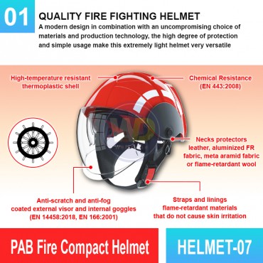PAB Fire Compact Helmet