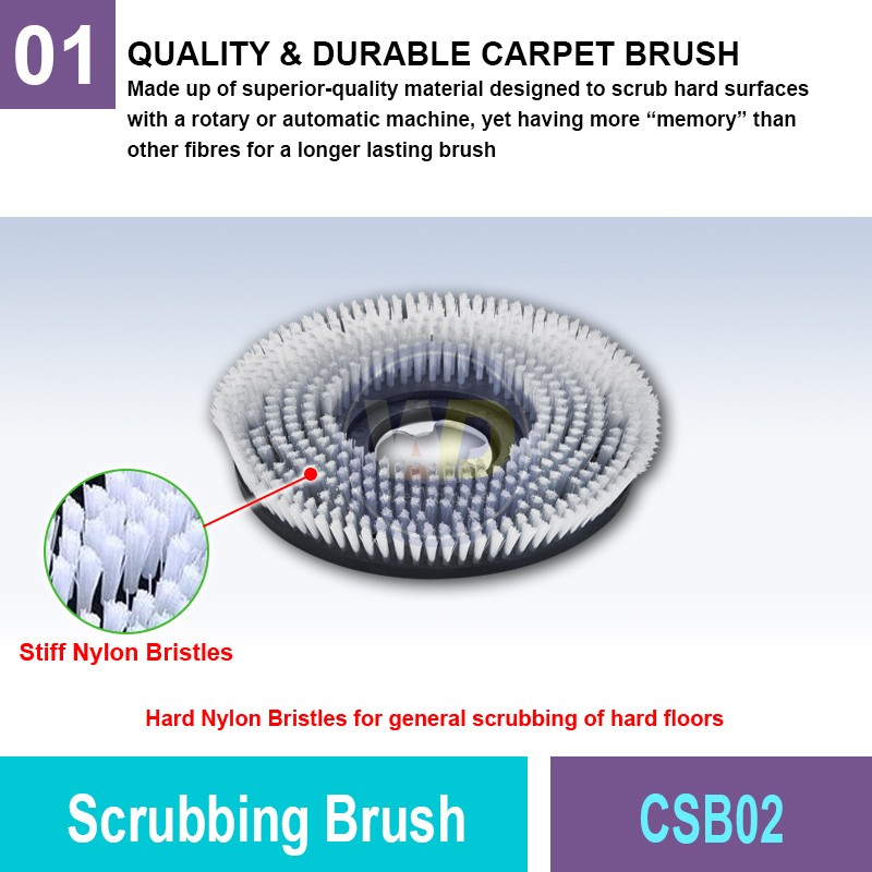 CSB00B Scrubbing Brush | Quality Floor Cleaning Brush MY | Welldone