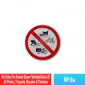 RP.8a No Entry For Animal Drawn Vehicles/Carts Sign | Welldone
