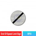 RP.9 End Of Speed Limit Sign | Quality JKR Signboard MY | Welldone