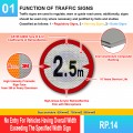 RP.14 No Entry For Vehicles Exceeding Width Shown Sign | Welldone