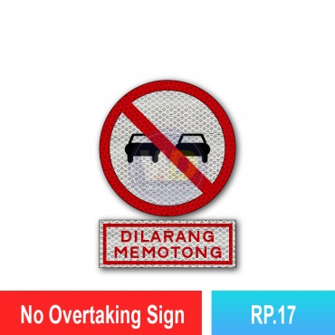 No Overtaking Sign