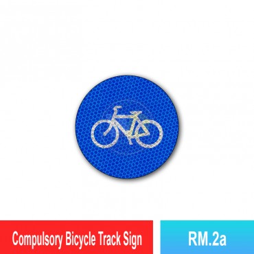Compulsory Bicycle Track Sign