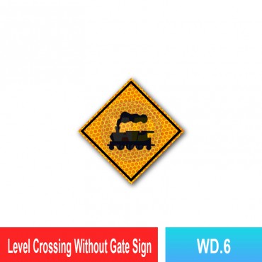 Level Crossing Without Gate Sign