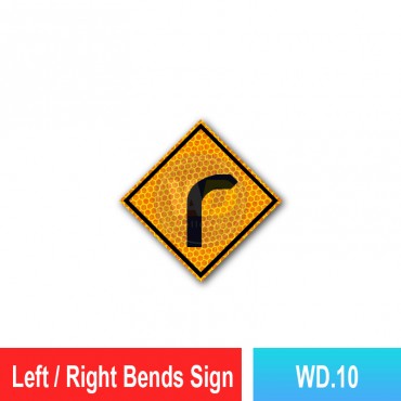 Left / Right Bends Sign