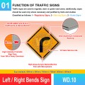 WD.10 Left / Right Bends Sign | Quality JKR Signboard MY | Welldone