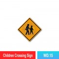 WD.15 Children Crossing Sign | Quality JKR Signboard MY | Welldone
