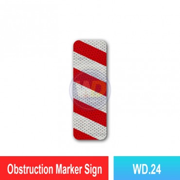 Obstruction Marker Sign