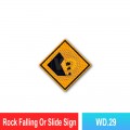 WD.29 Rock Falling Or Slide Sign | Quality JKR Signboard MY | Welldone