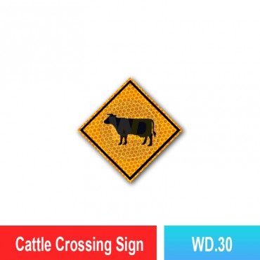 Cattle Crossing Sign