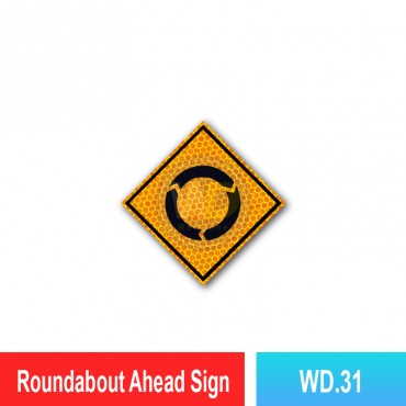 Roundabout Ahead Sign