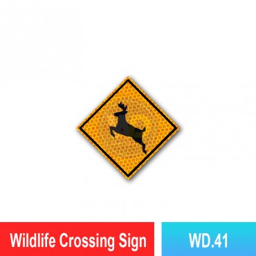 Wildlife Crossing Sign
