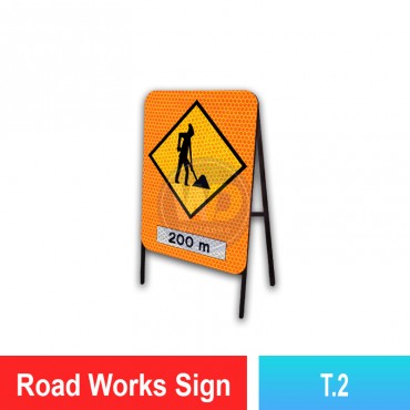 Road Works Sign