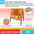 T.18b Lampu Isyarat Di Hadapan Sign | JKR Signboard MY | Welldone