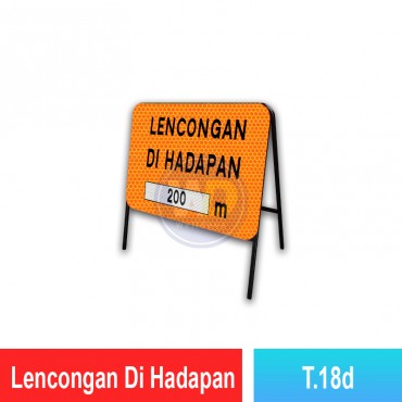 Lencongan Di Hadapan Sign