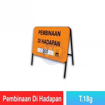 Pembinaan Di Hadapan Sign