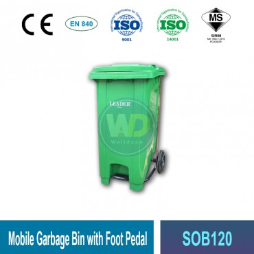 Mobile Garbage Bin with...