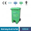 SOB240 Mobile Garbage Bin w Pedal | Quality Wheelie Bin MY | Welldone