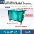 SSB1 PE Leach Bin 1100 Litres | Quality Wheelie Bin MY | Welldone