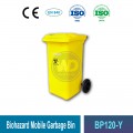BP120-Y Biohazard Mobile Garbage Bin | Quality Wheelie Bin MY | Welldone