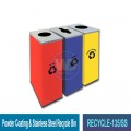 RECYCLE-135 Power Coating & S.S. Recycle Bin | Eco-Friendly Waste Solutions | Welldone
