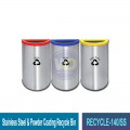 RECYCLE-140 S.S. & Powder Coating Recycle Bin | Eco-Friendly Waste Solutions | Welldone