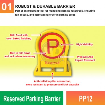 Reserved Parking Barrier