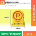 PP12 Reserved Parking Barrier | Quality Parking Barrier MY | Welldone