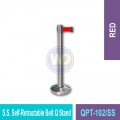 QPT-102/SS S.S. Self Retractable Belt Q Stand | Welldone