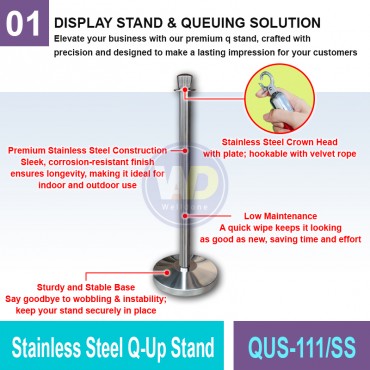 Stainless Steel Q-Up Stand