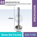 QUS-111/SS Stainless Steel Q-Up Stand | Quality Q-Stand MY | Welldone