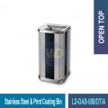 LD-DAB-088/OT/A Stainless Steel & Print Coating Bin | Quality Waste Bins MY | Welldone