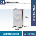 LD-RFT-065/S Stainless Steel Bin | Quality Waste Bins MY | Welldone